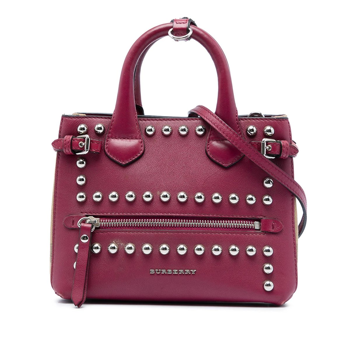 Pocket leather satchel
