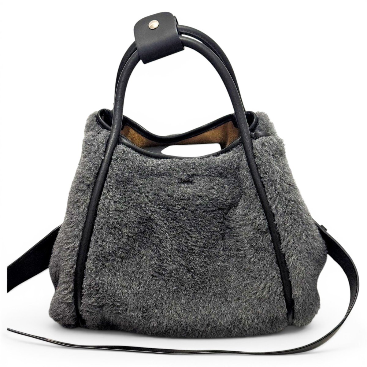 Marine silk tote
