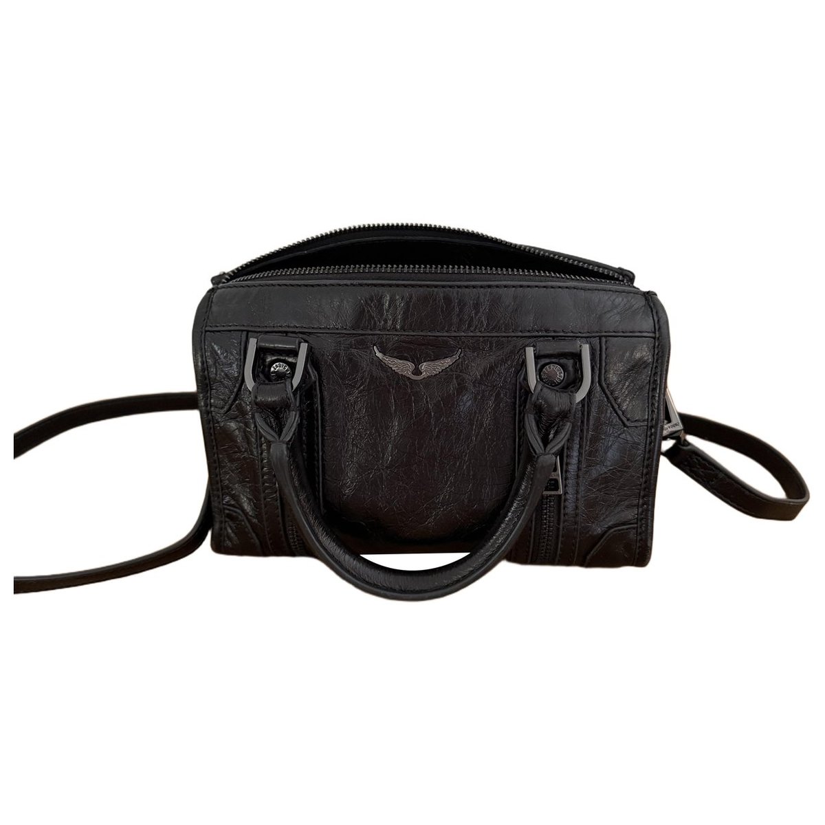 Sunny leather bowling bag