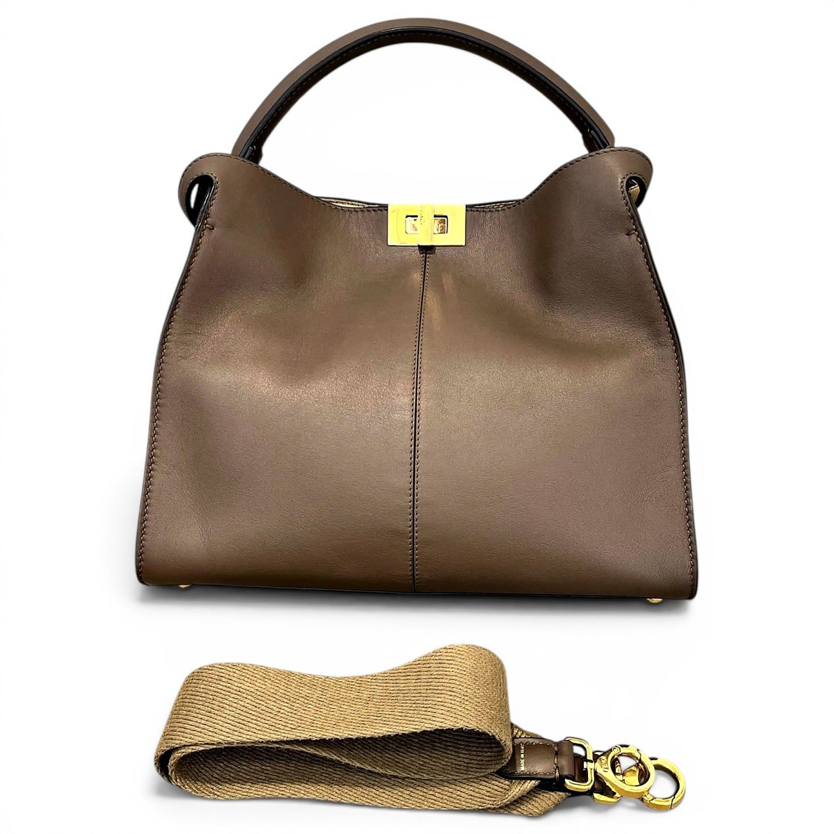 Peekaboo leather crossbody bag