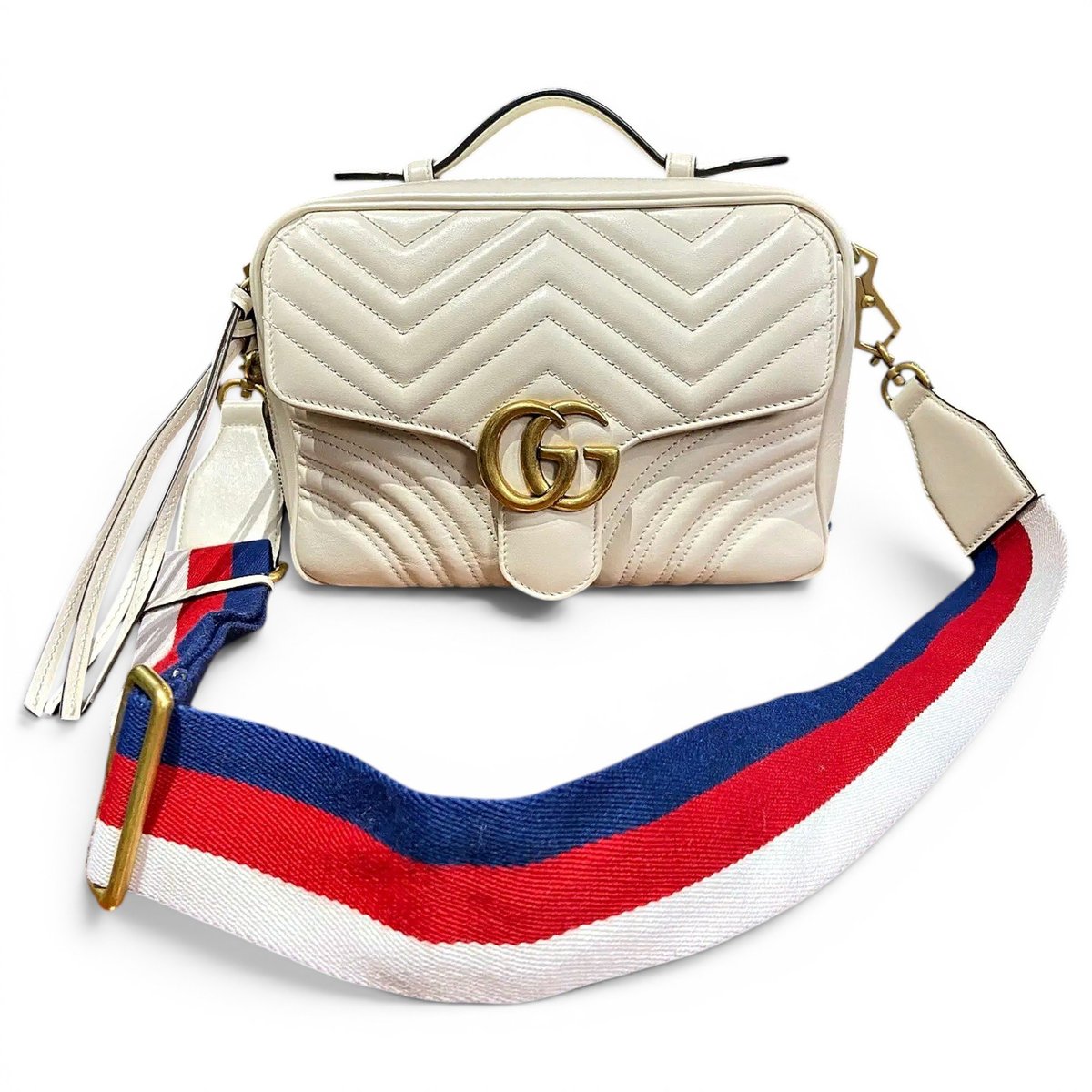GG Marmont Flap leather handbag