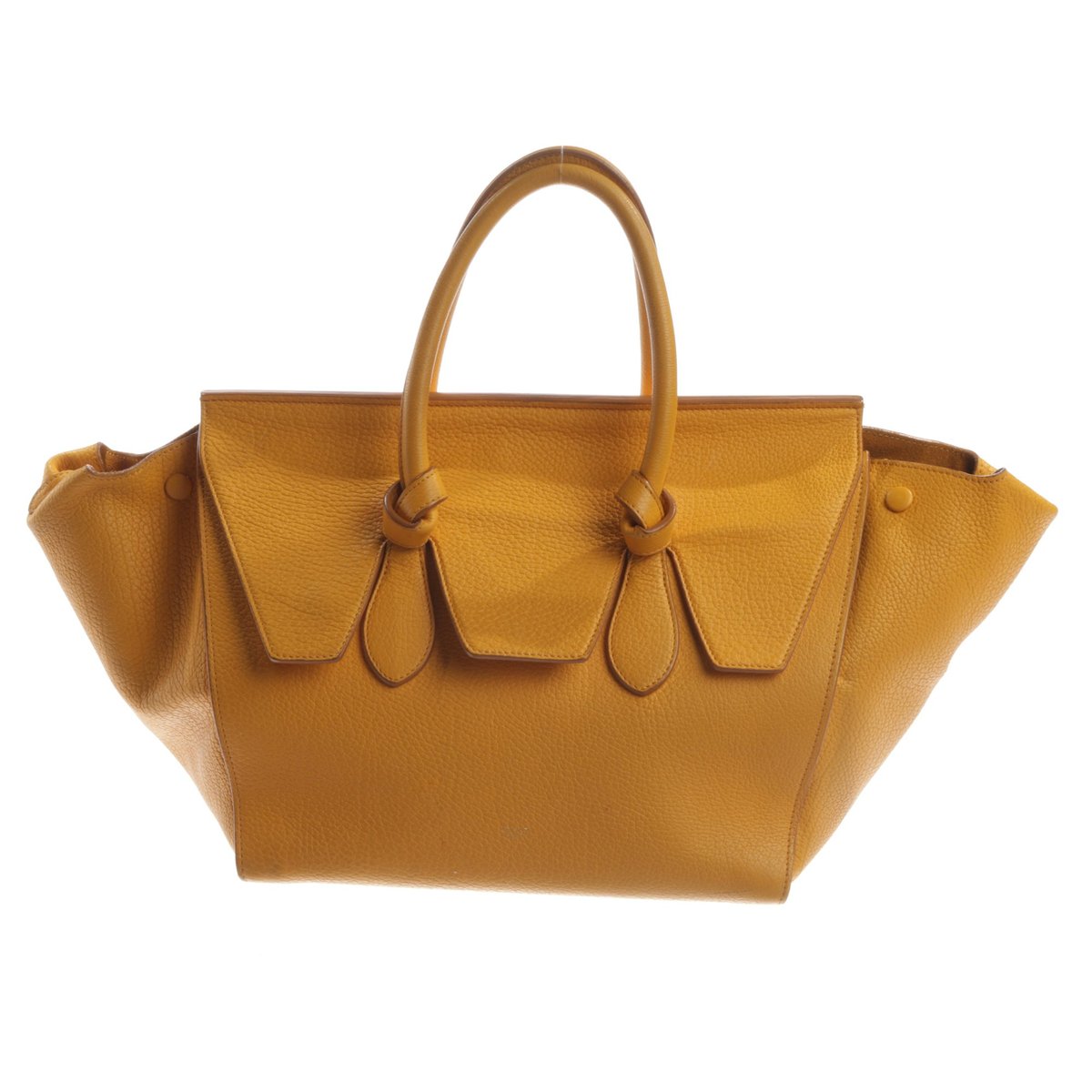 Tie leather bag
