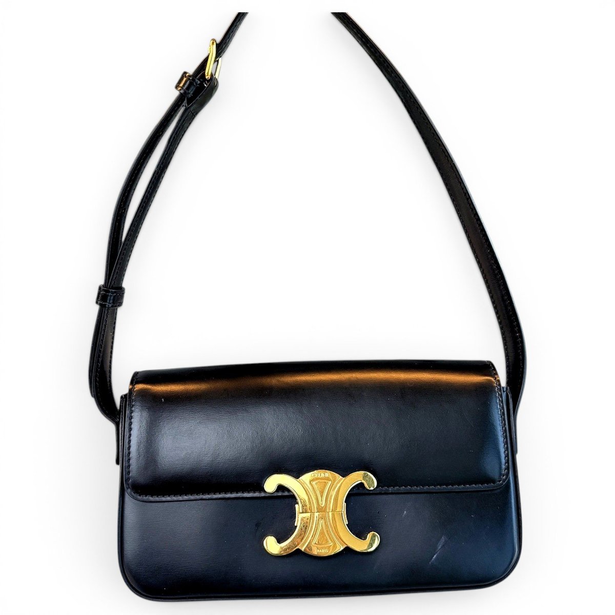 Triomphe leather handbag