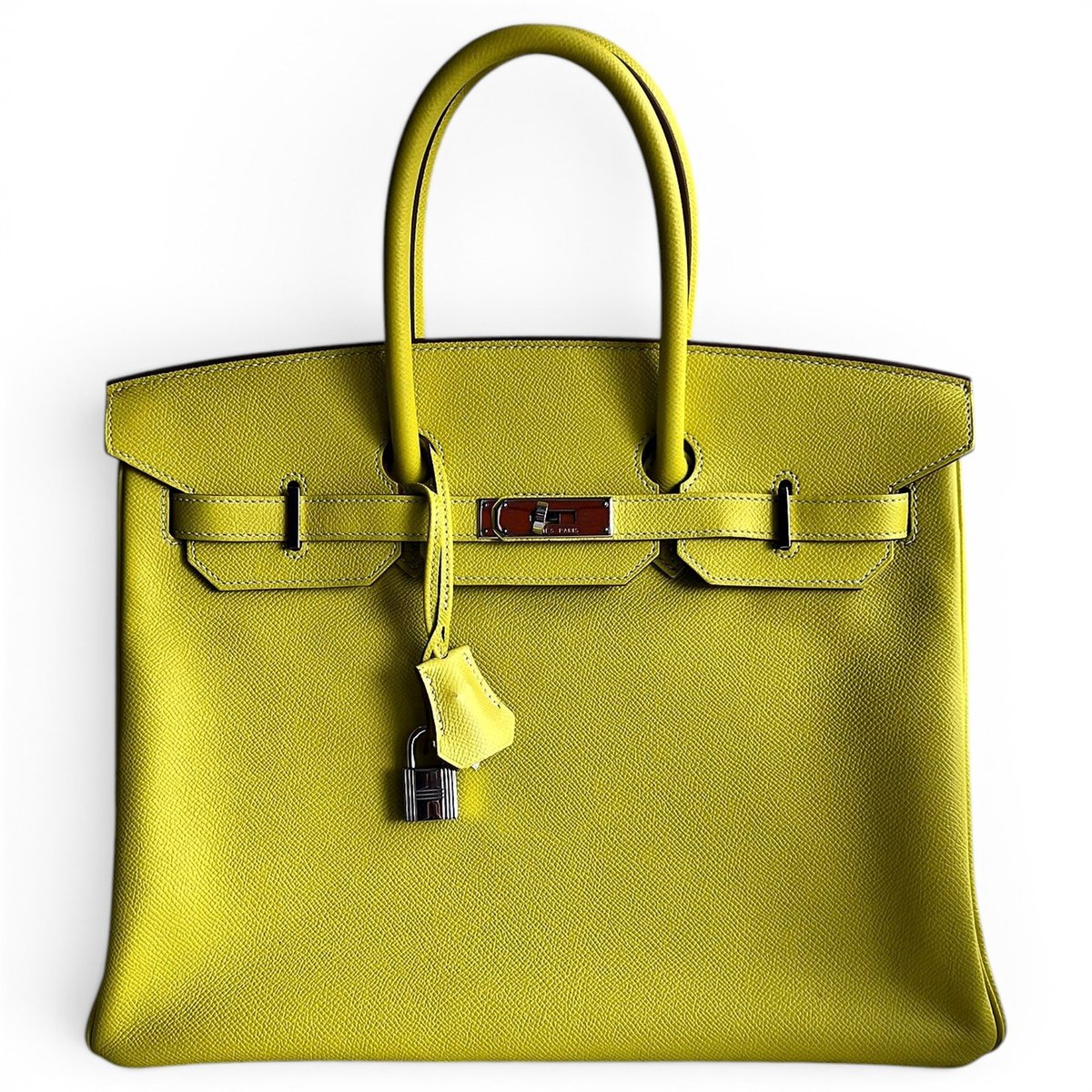 Birkin 35 leather handbag
