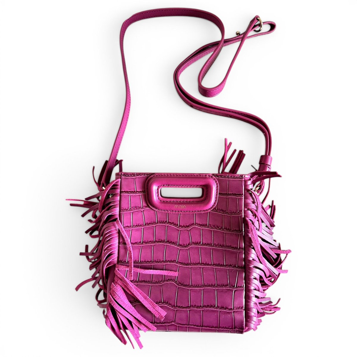 Sac M leather handbag
