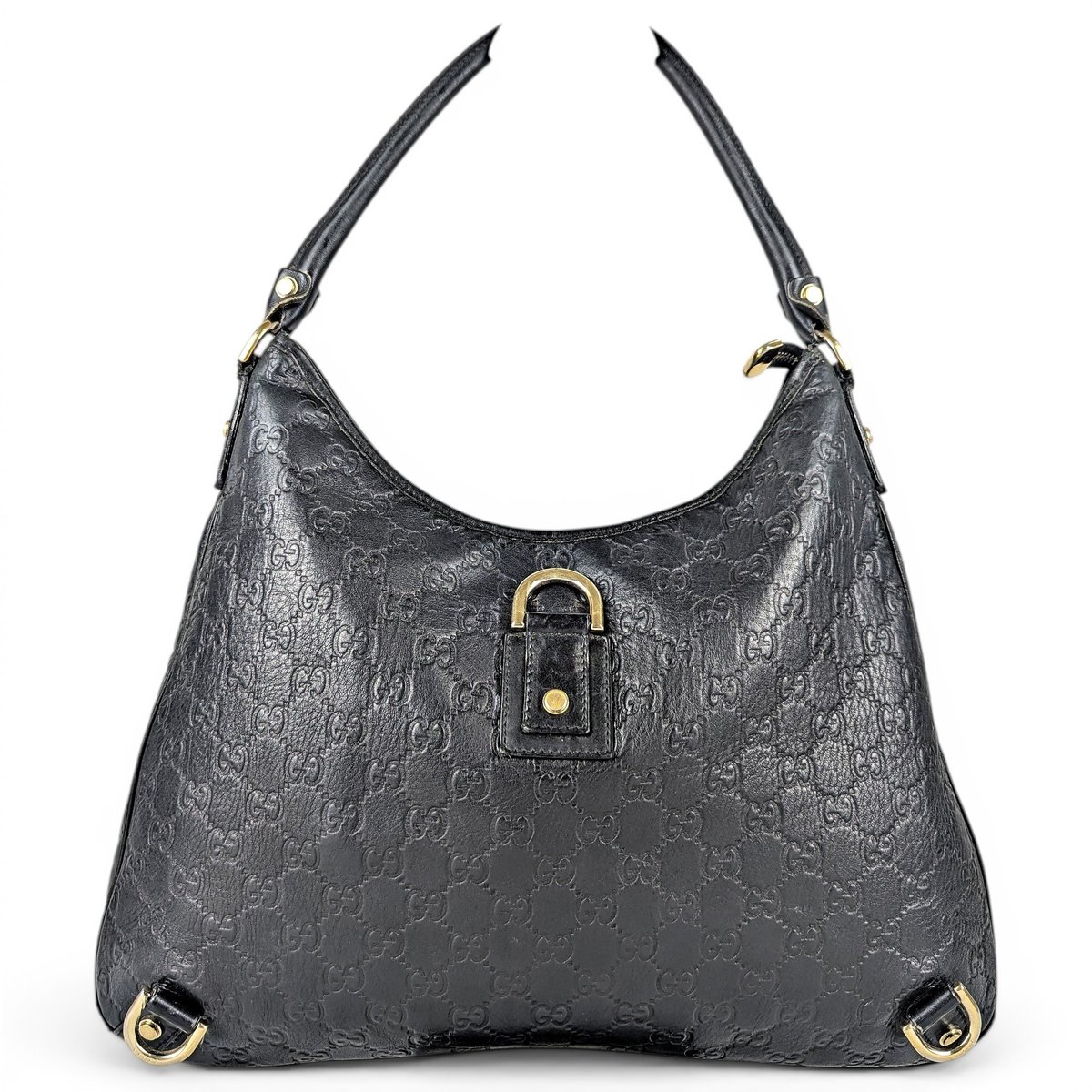 D-Ring leather handbag