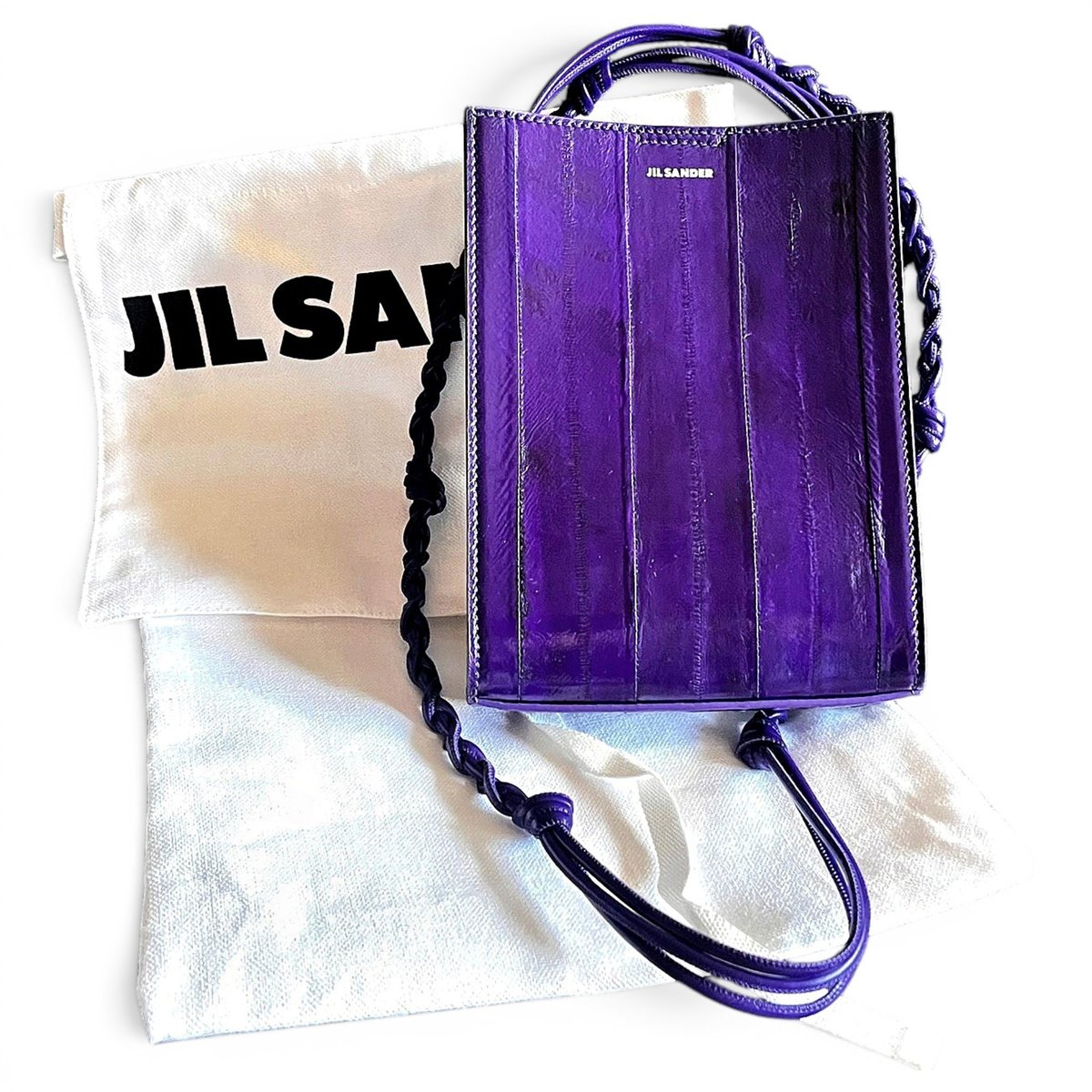 Tangle leather crossbody bag