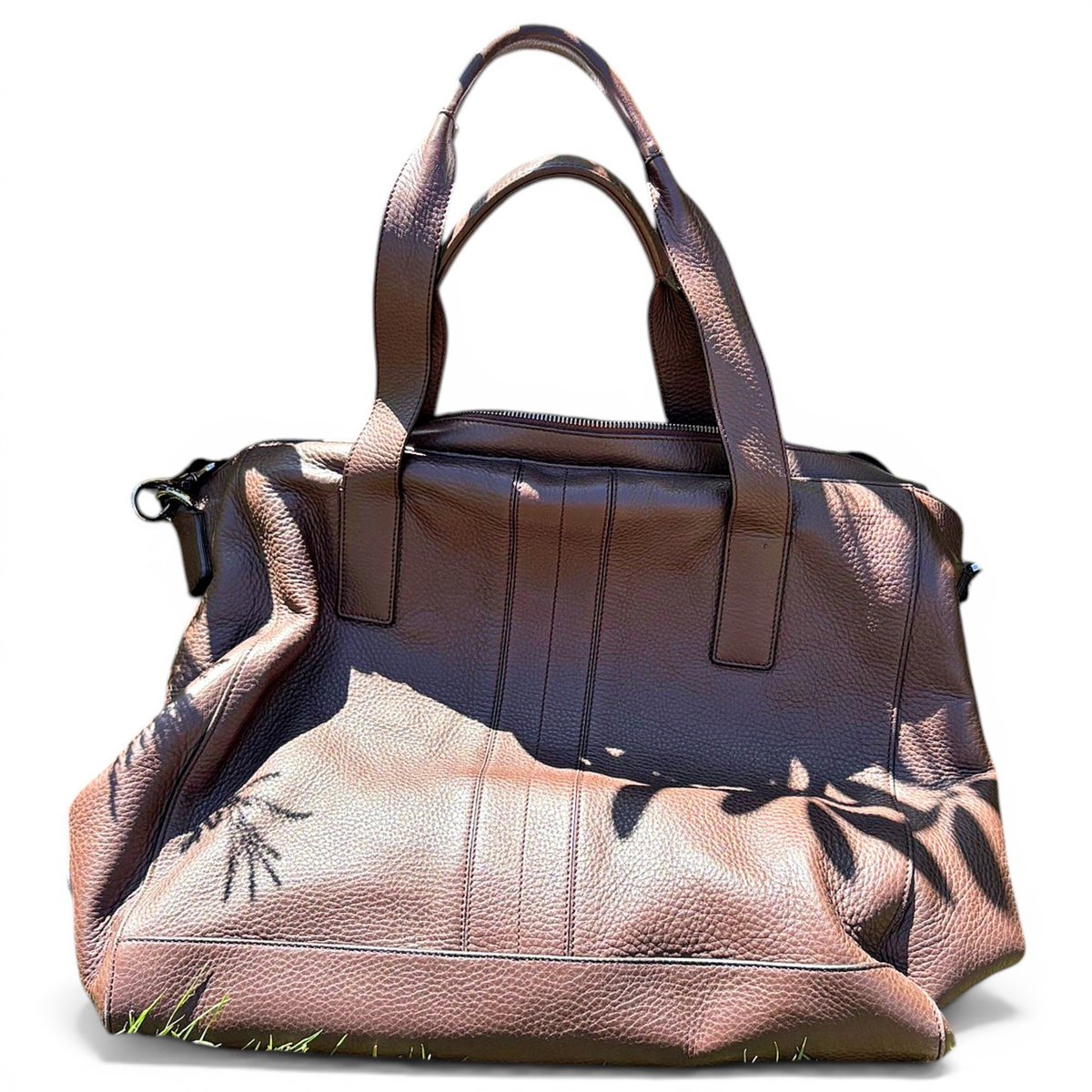 Leather satchel