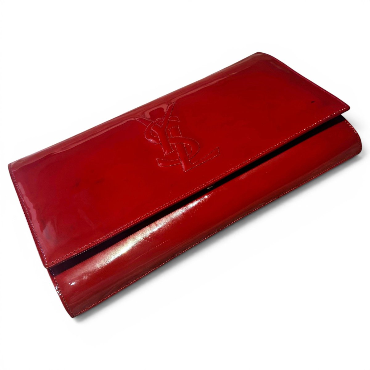 Belle de Jour leather clutch bag