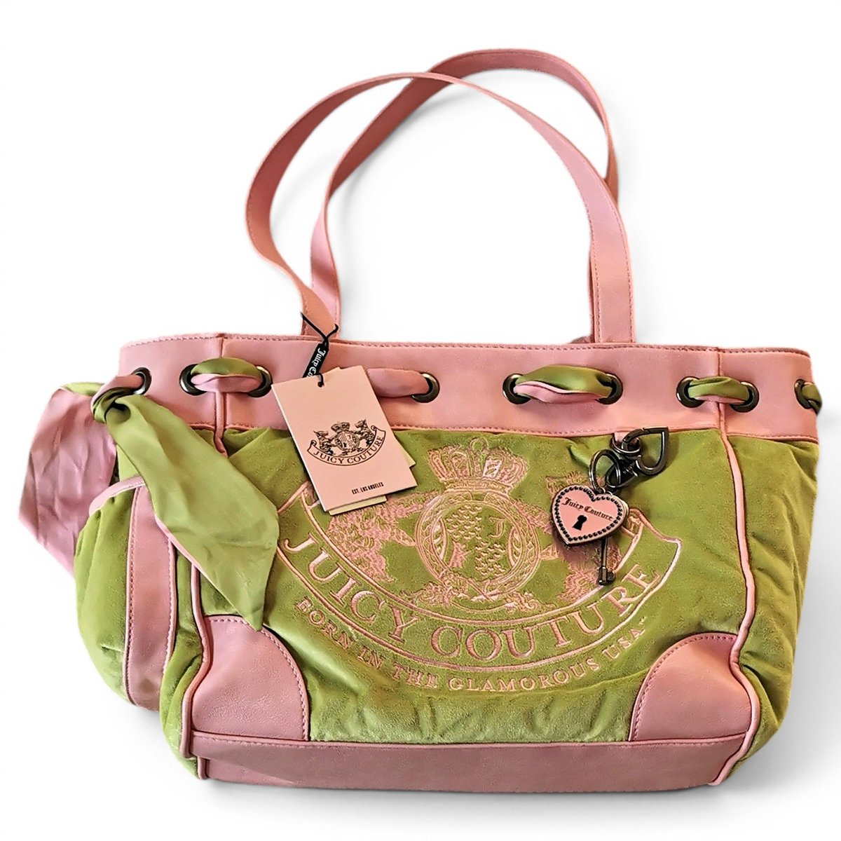 Velvet handbag