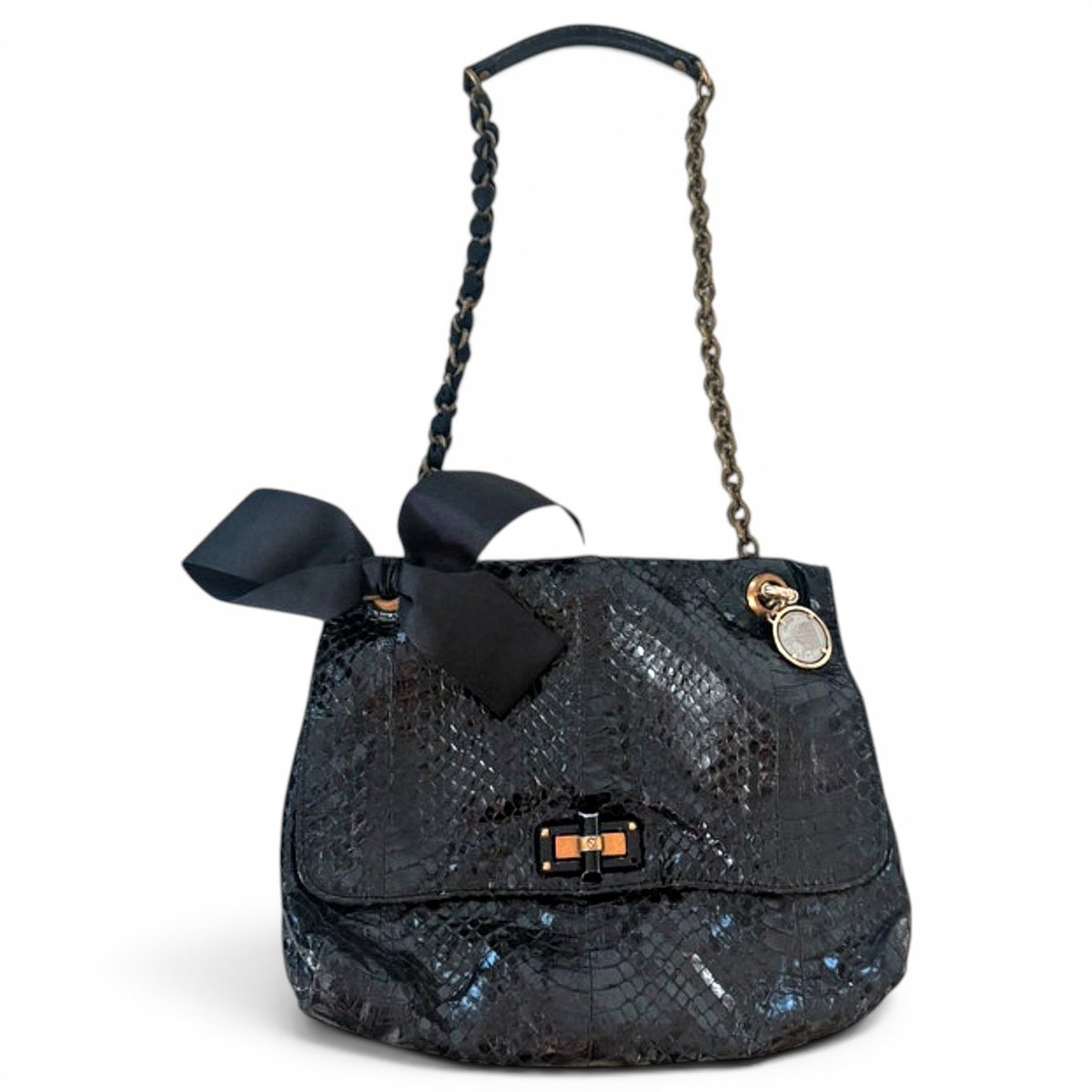 Amalia patent leather handbag