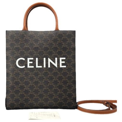 Triomphe leather tote