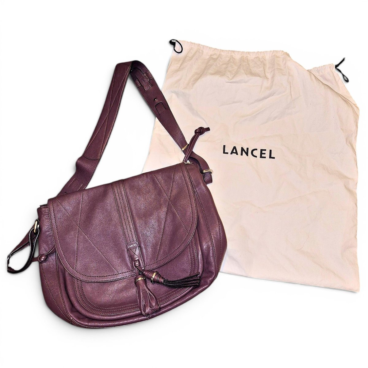 Leather crossbody bag