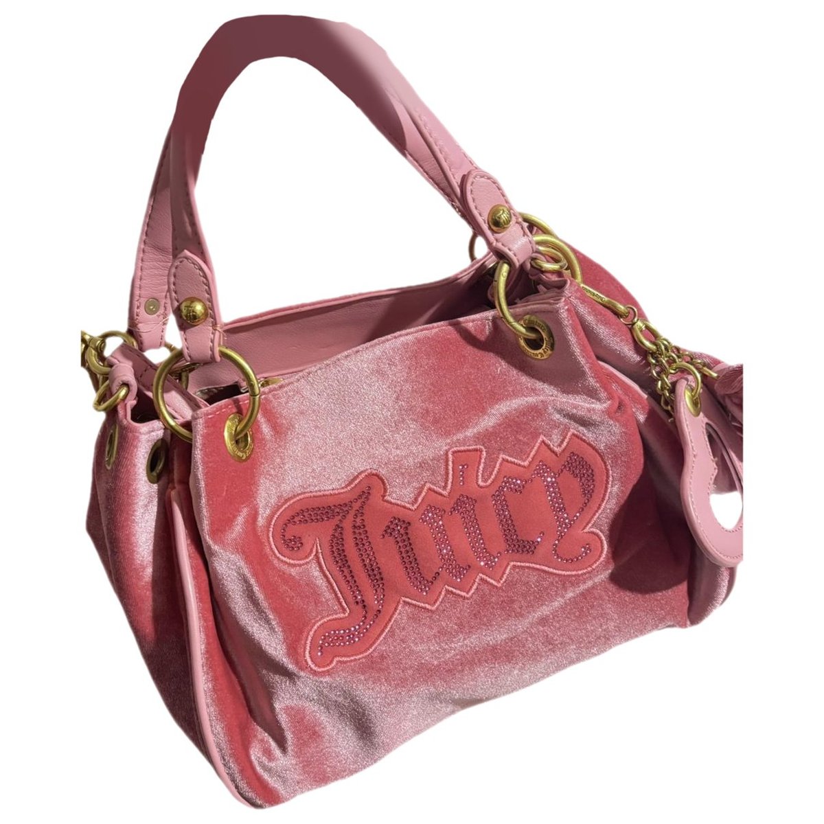 Velvet satchel