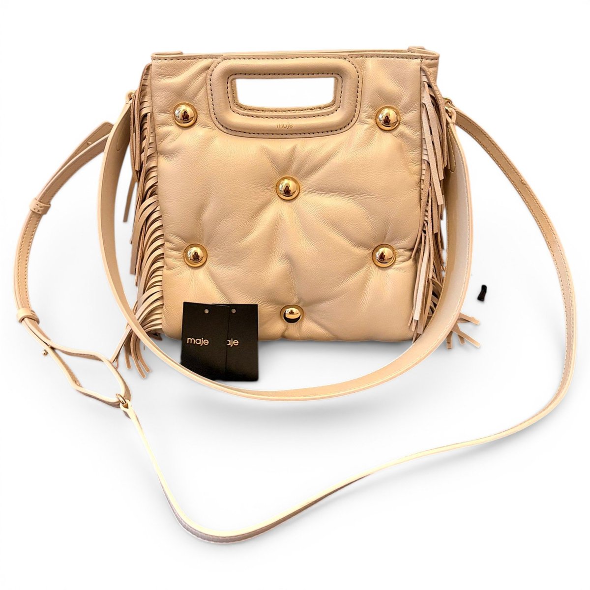 Sac M leather crossbody bag