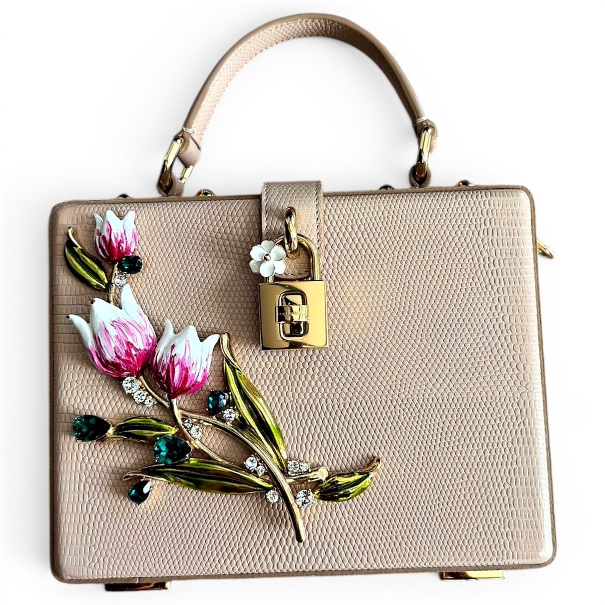 Dolce Box leather handbag
