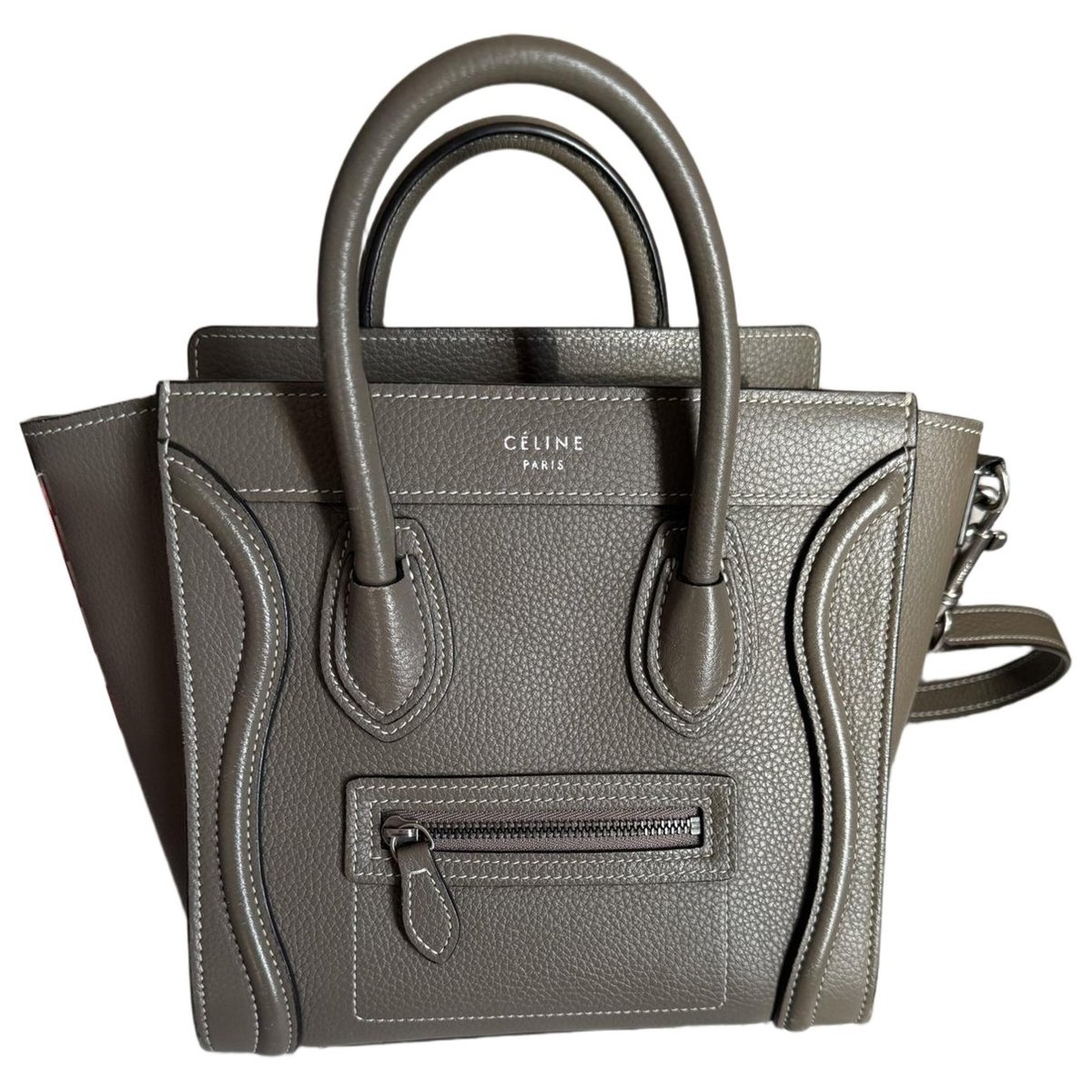 Nano Luggage leather handbag