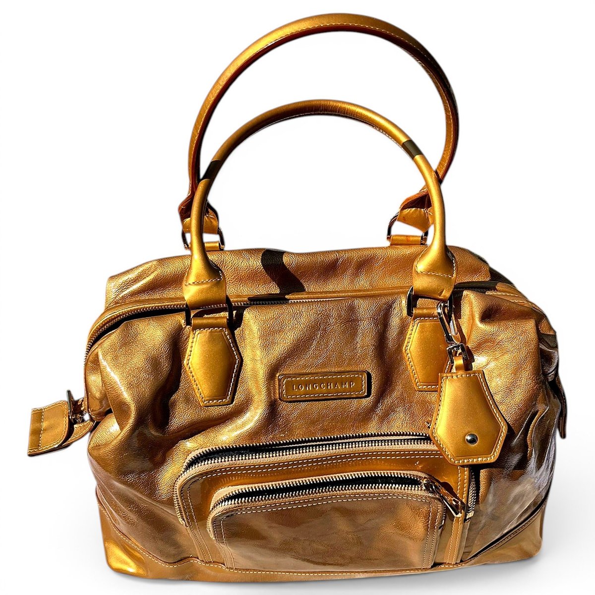 Légende patent leather handbag