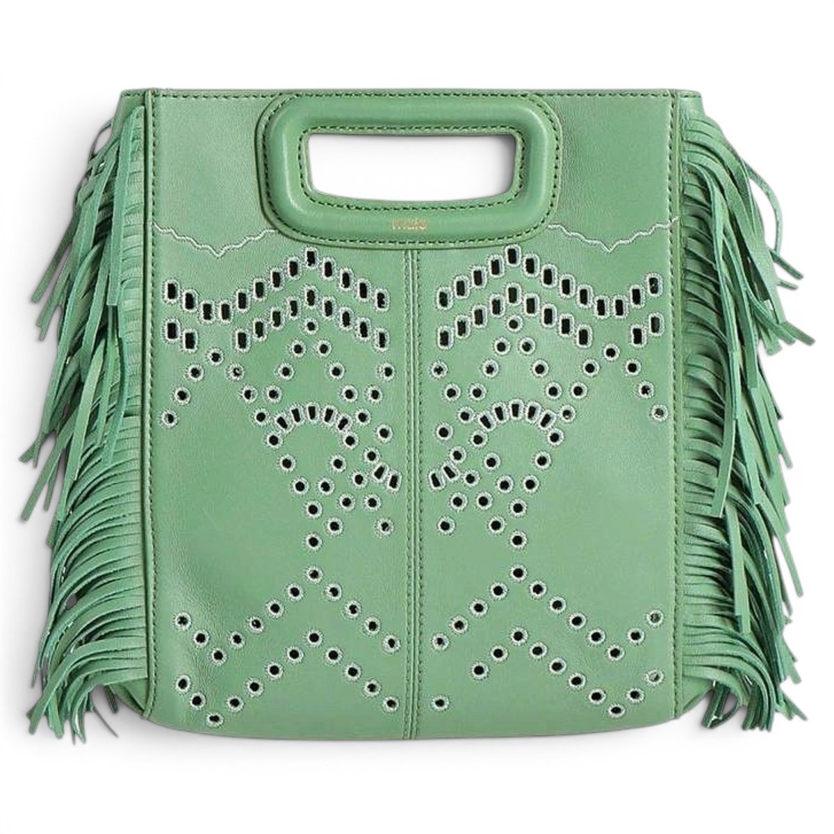 Sac M leather handbag