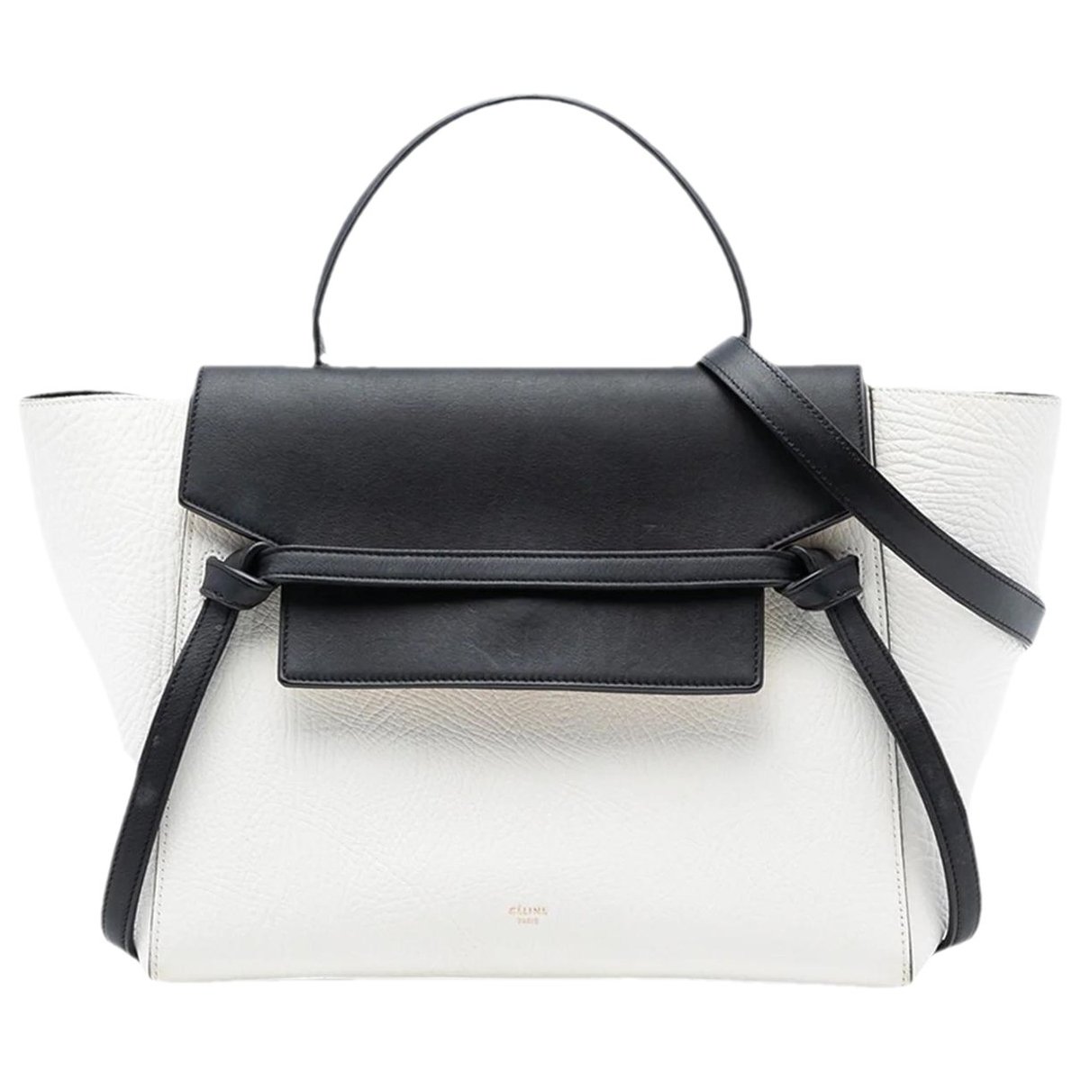 Belt leather satchel