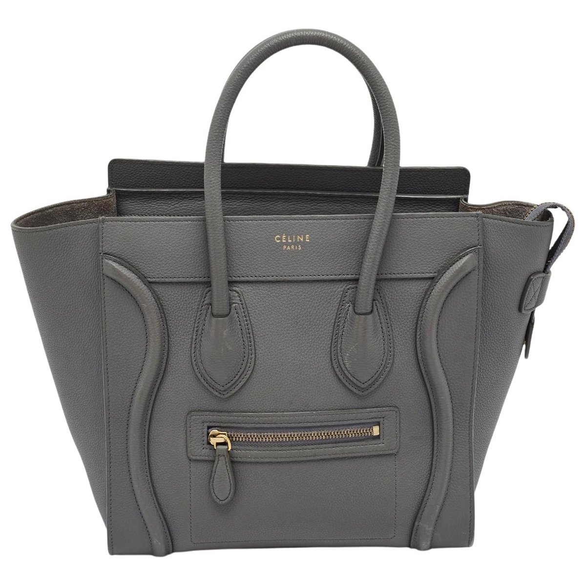 Luggage leather tote