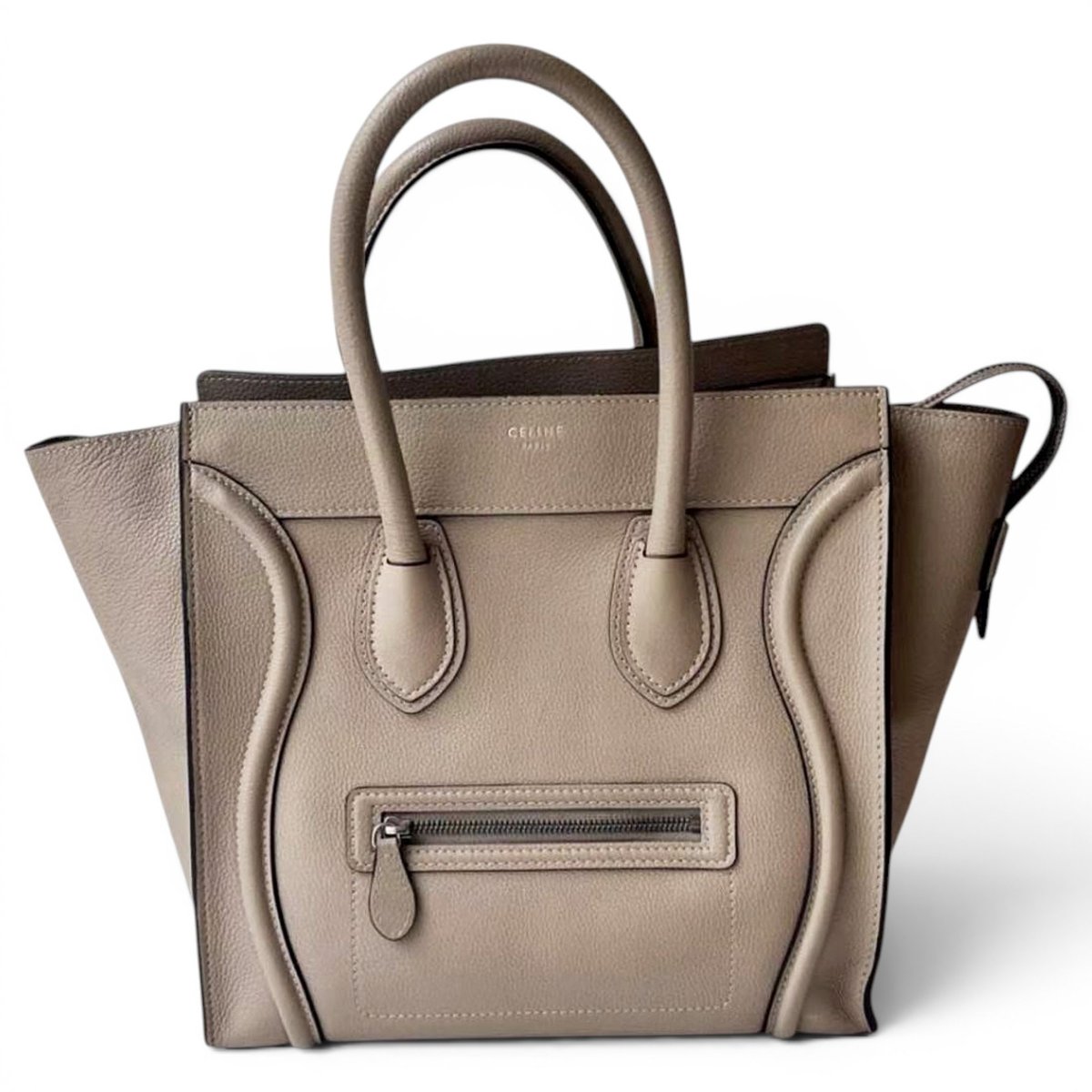 Luggage leather tote
