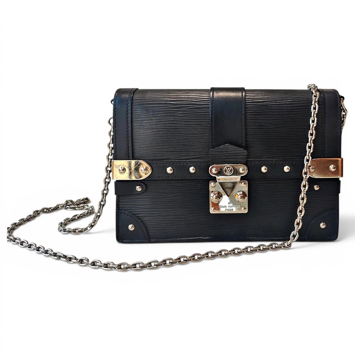 Pochette Trunk leather crossbody bag