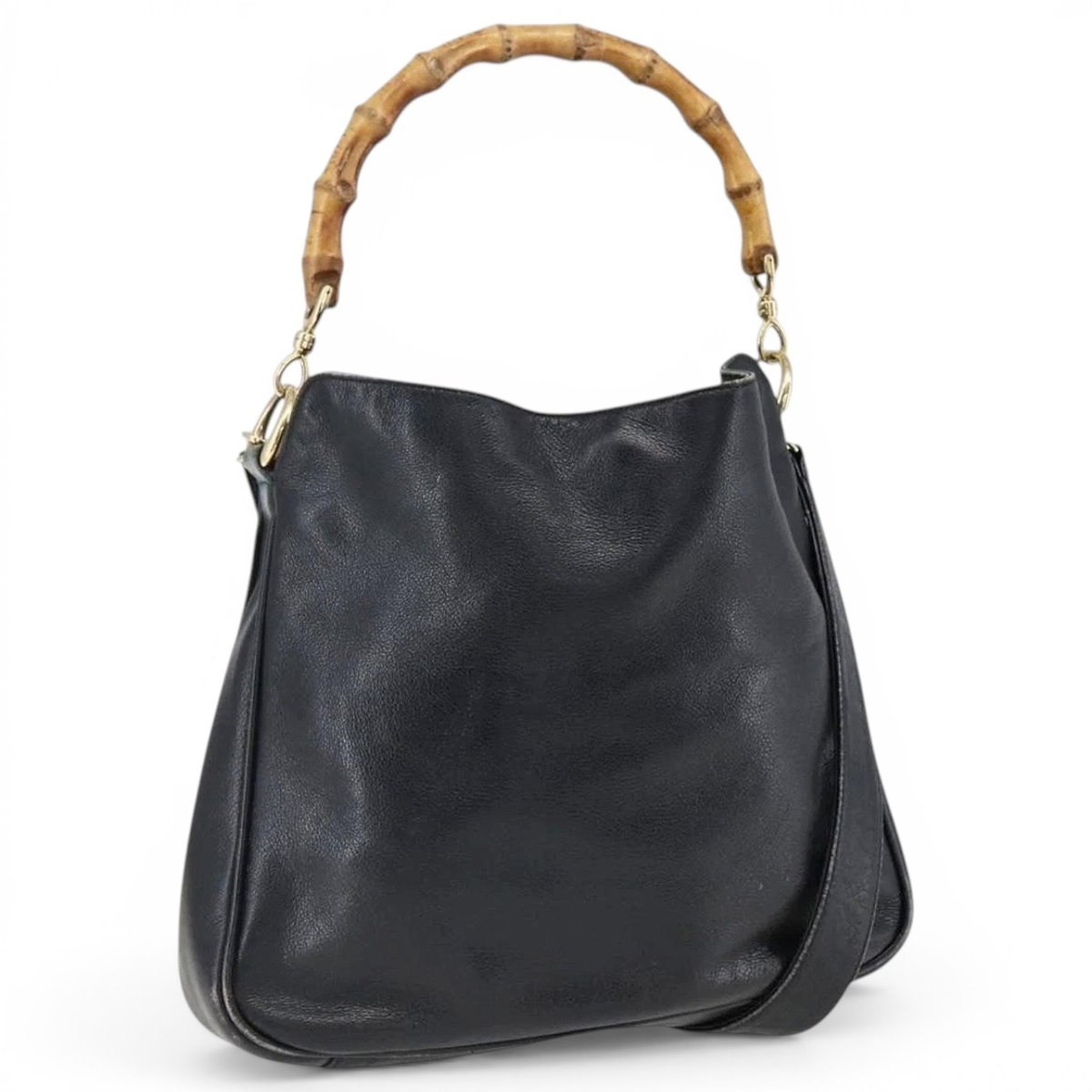 Bamboo leather handbag