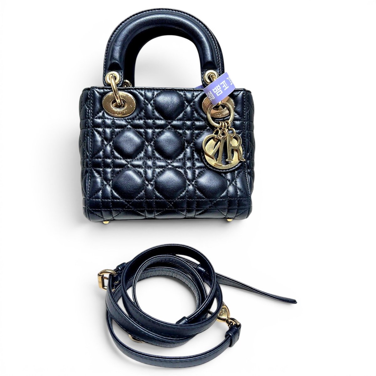 Lady Dior leather handbag