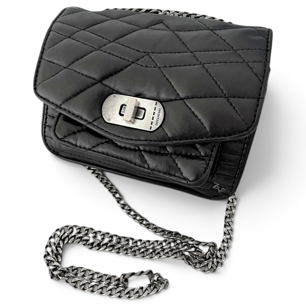 Rock leather crossbody bag
