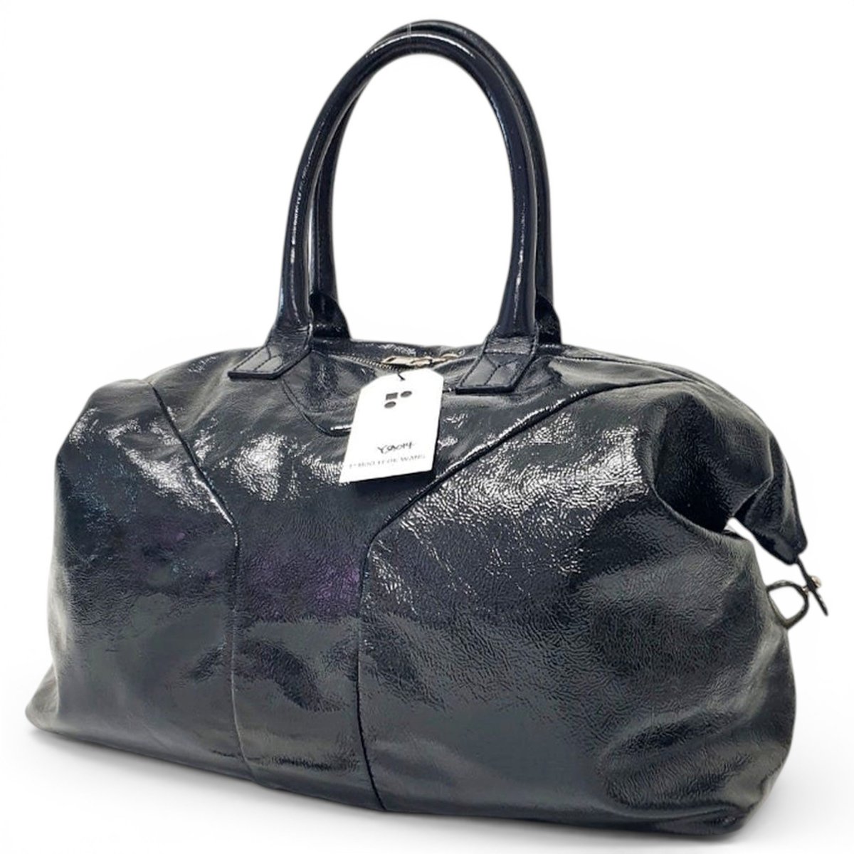 Easy patent leather tote