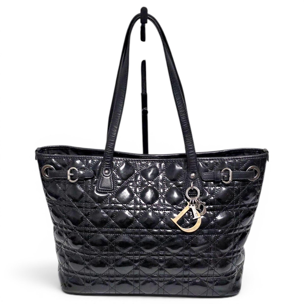 Dior Panarea patent leather tote