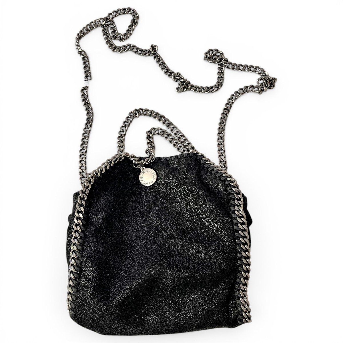 Falabella vegan leather clutch bag