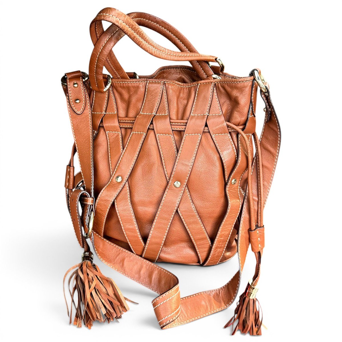 Elsa Sellier leather handbag