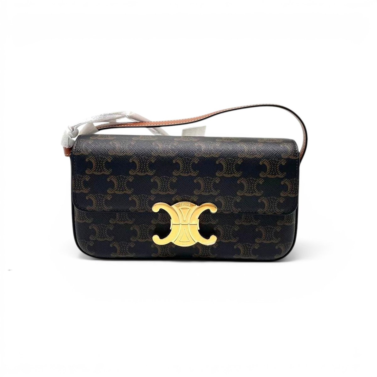 Triomphe leather handbag