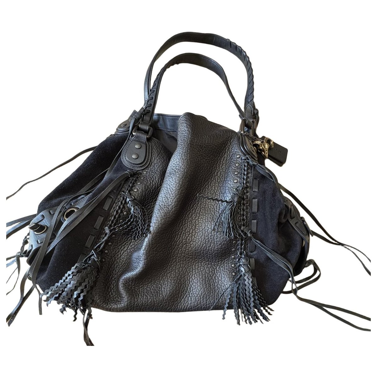 Edie leather handbag