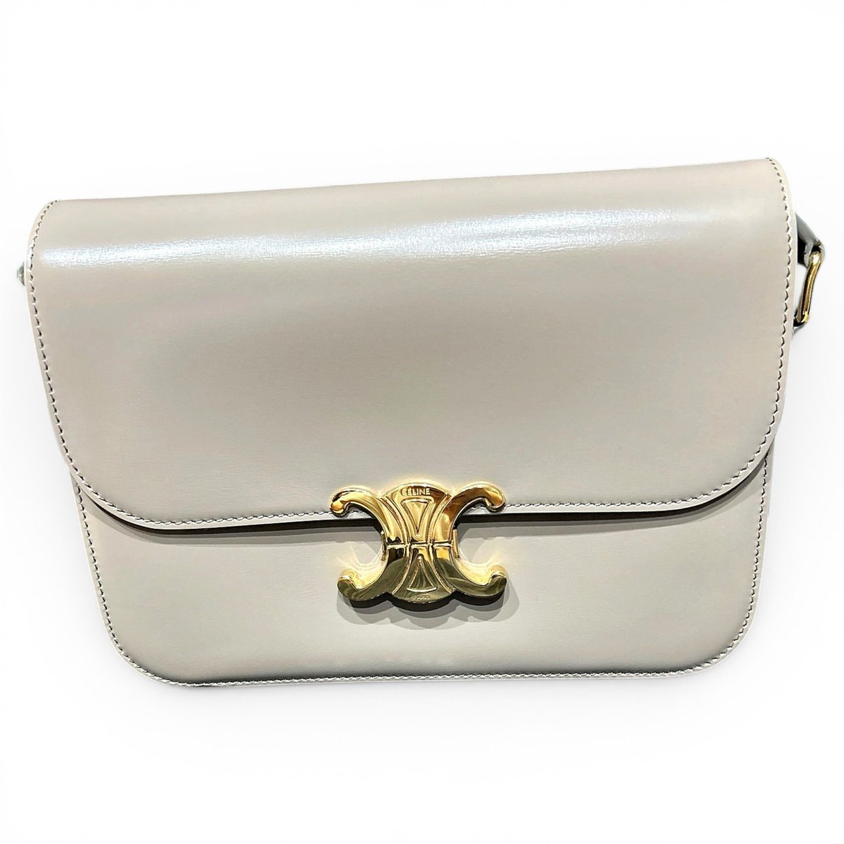 Triomphe leather handbag