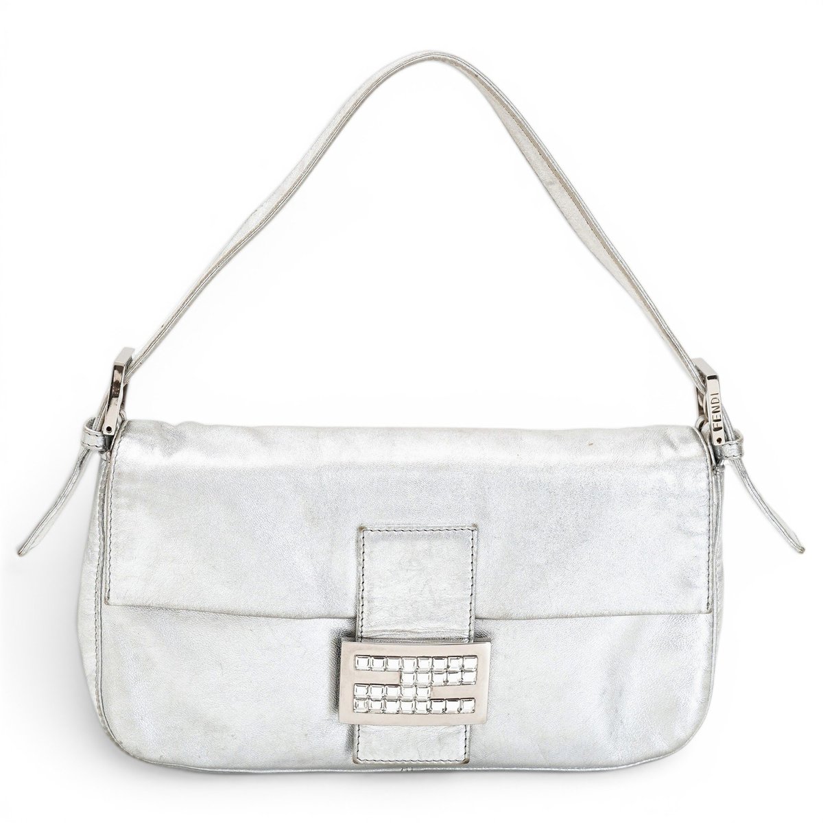 Baguette leather handbag