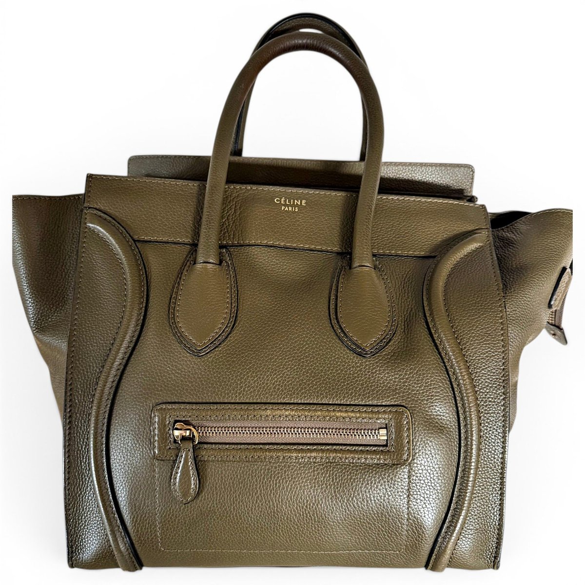 Luggage leather handbag