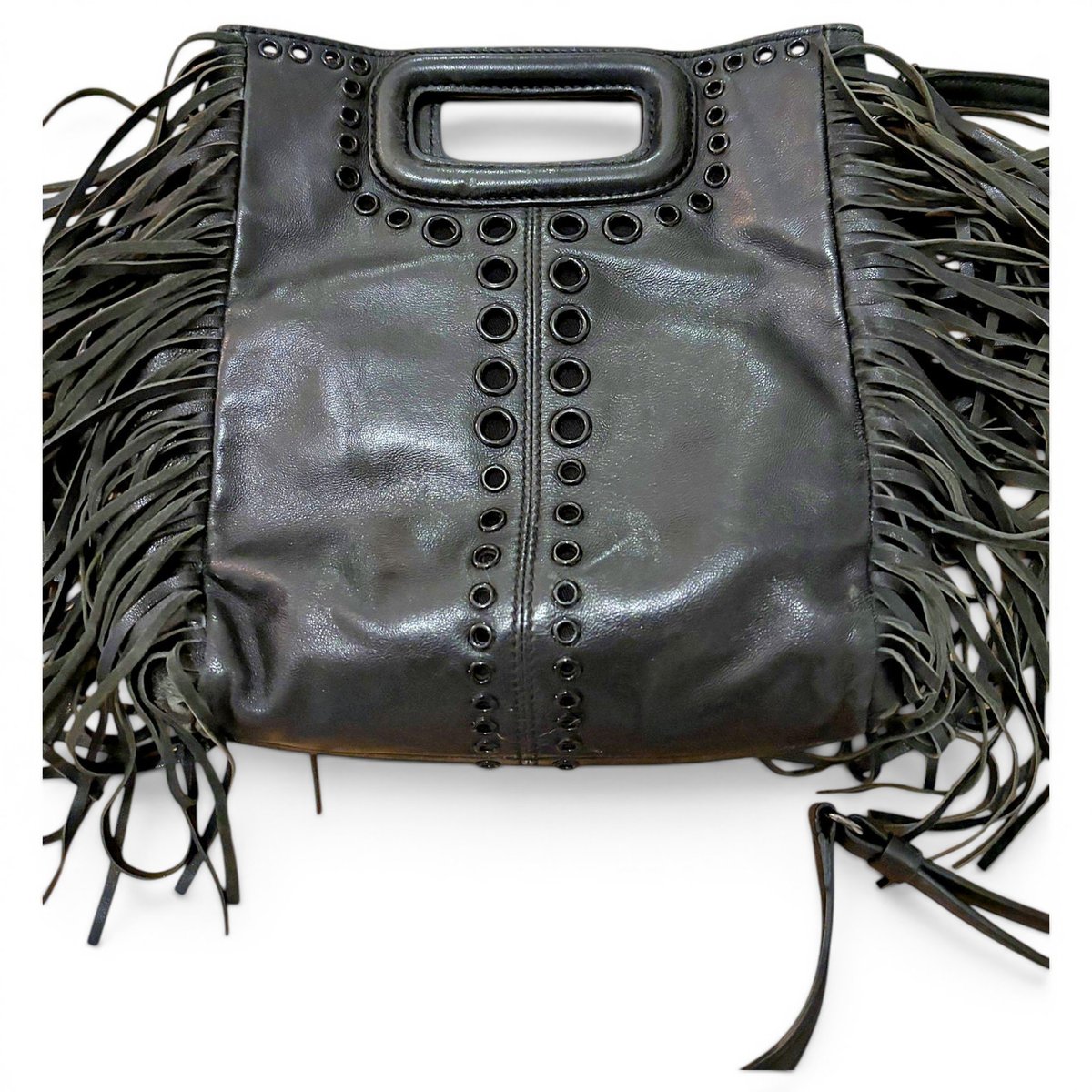 Sac M leather handbag