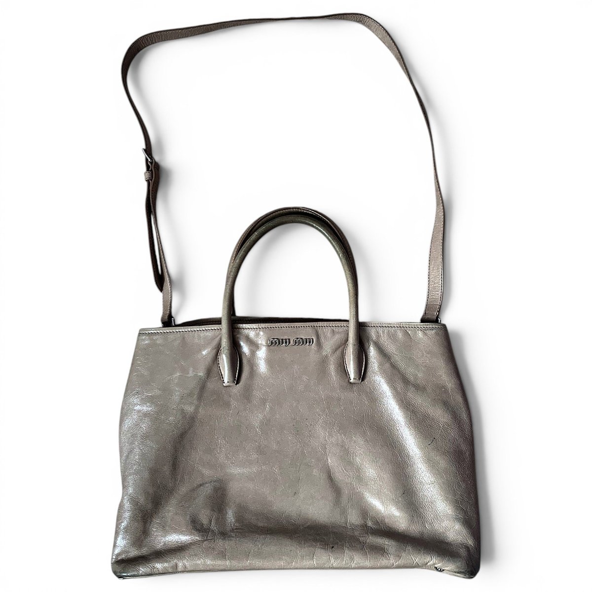 Arcadie leather handbag