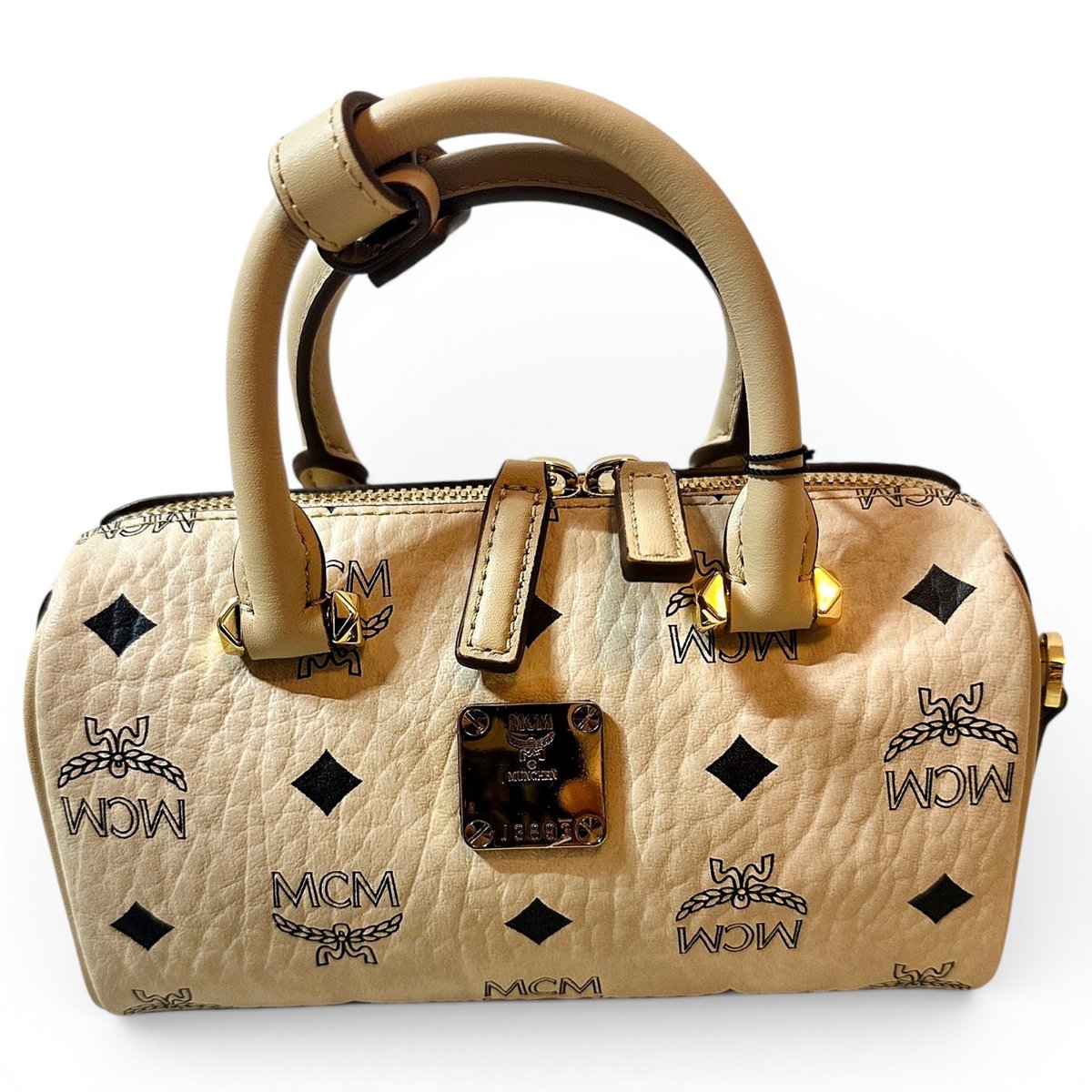Boston leather handbag