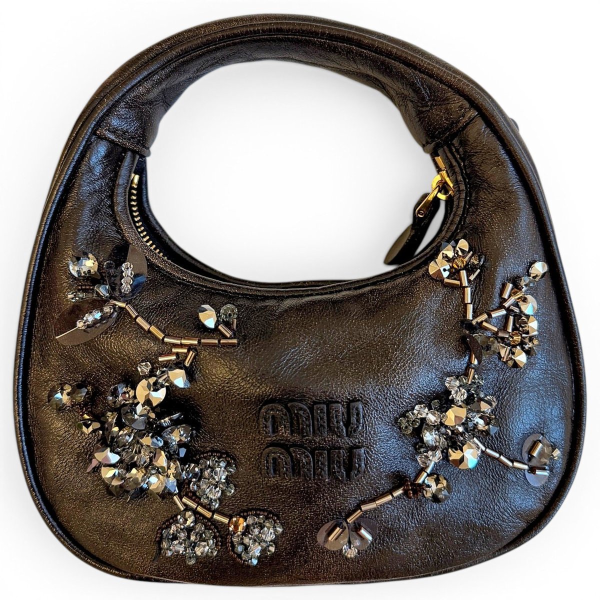 Miu Wander leather handbag
