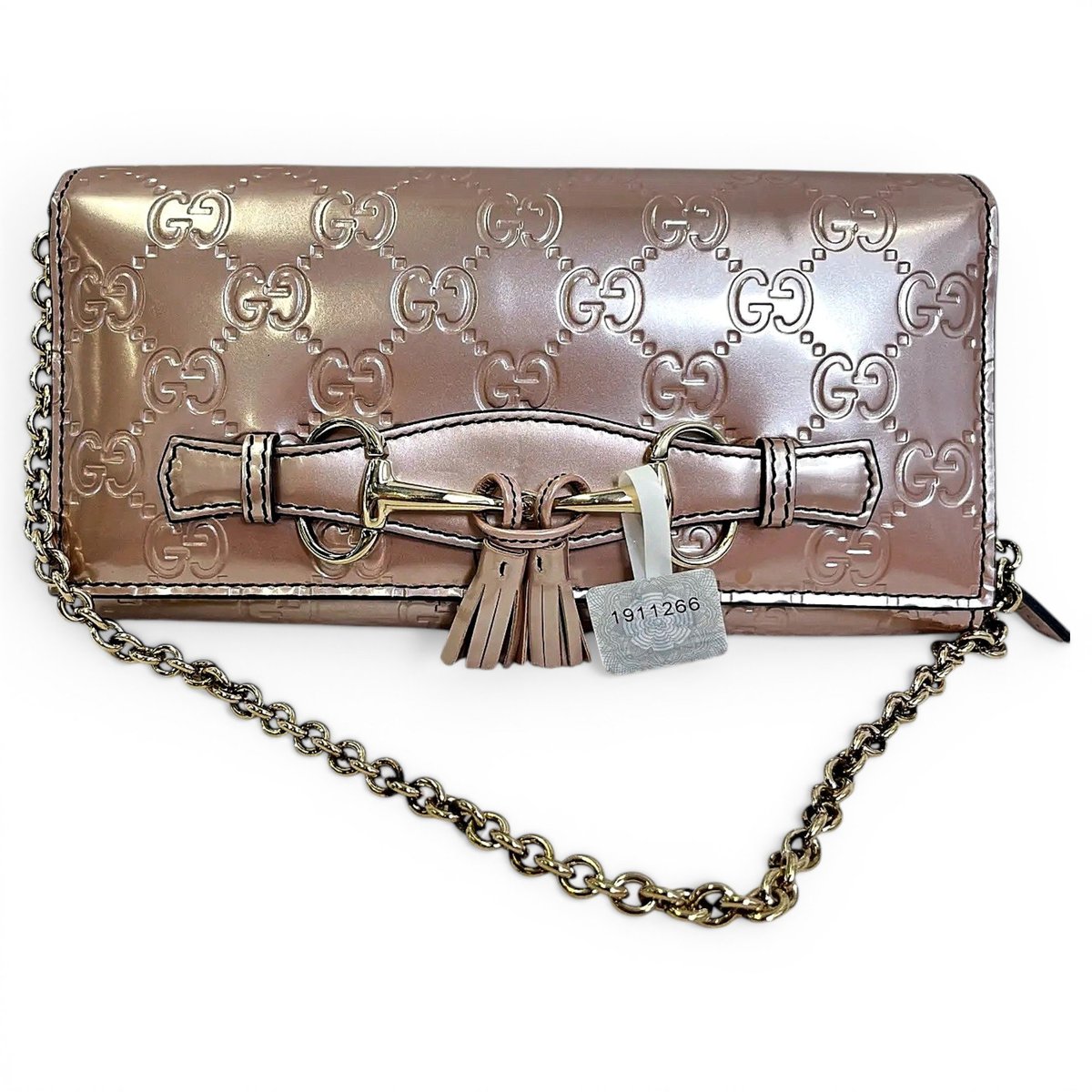Emily patent leather handbag
