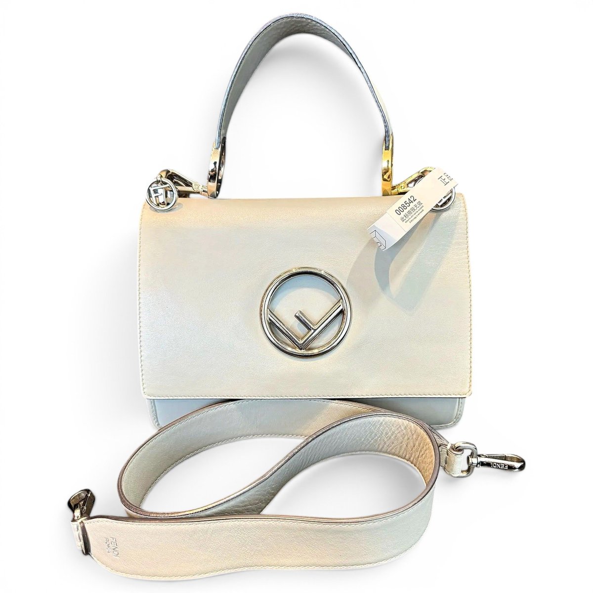 Kan I Logo leather handbag