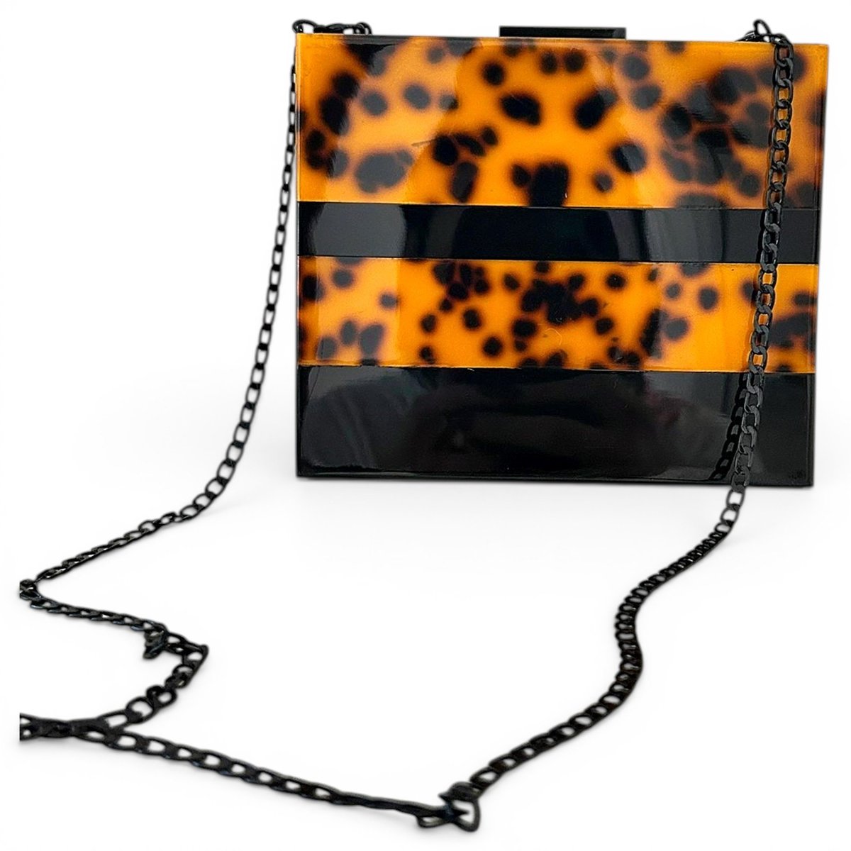 Vinyl crossbody bag