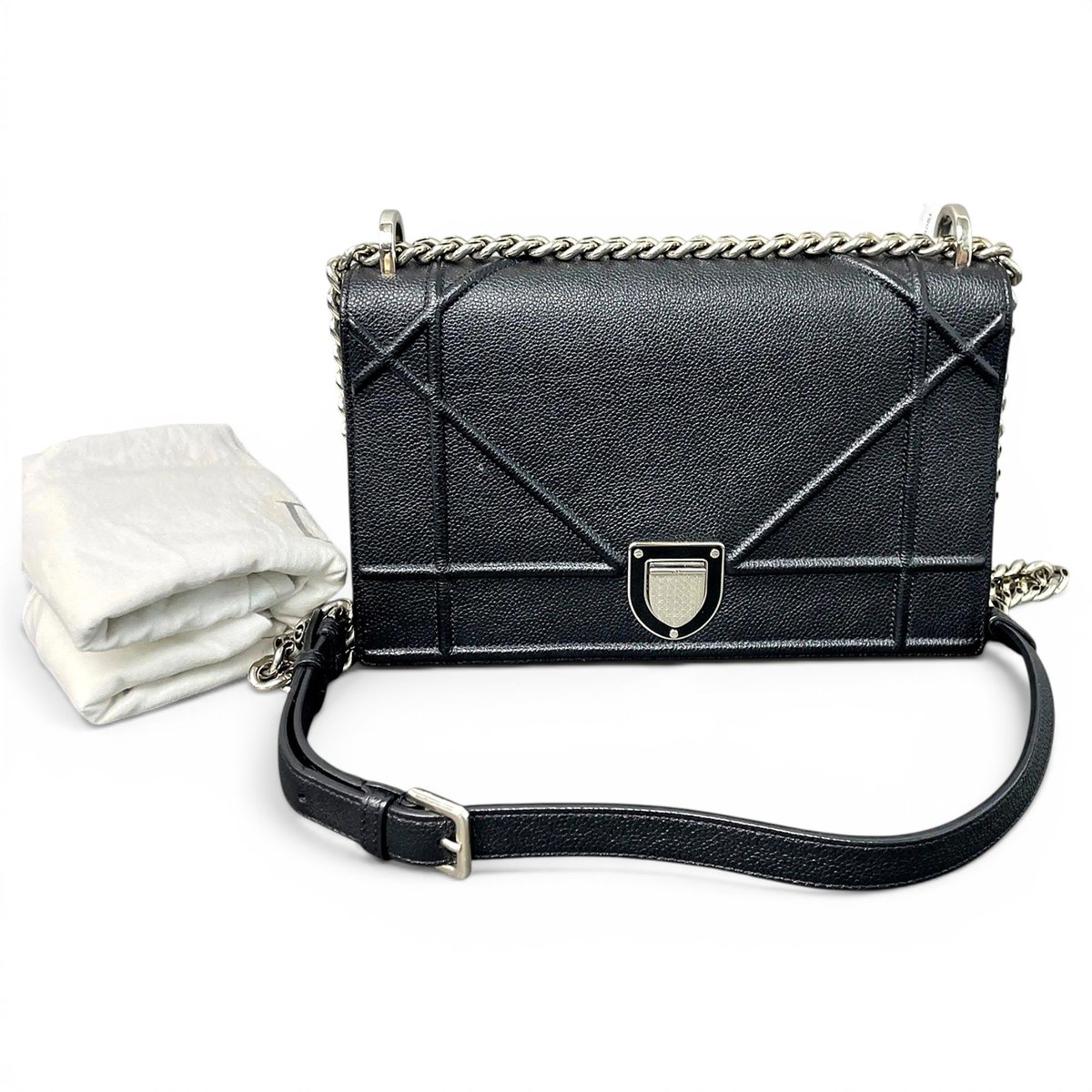Diorama leather crossbody bag