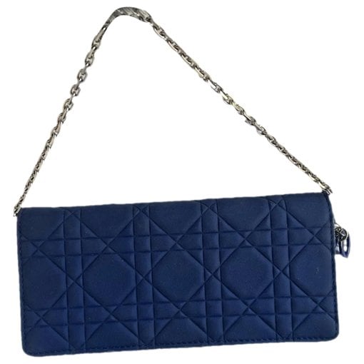 Lady Dior Wallet On Chain leather handbag