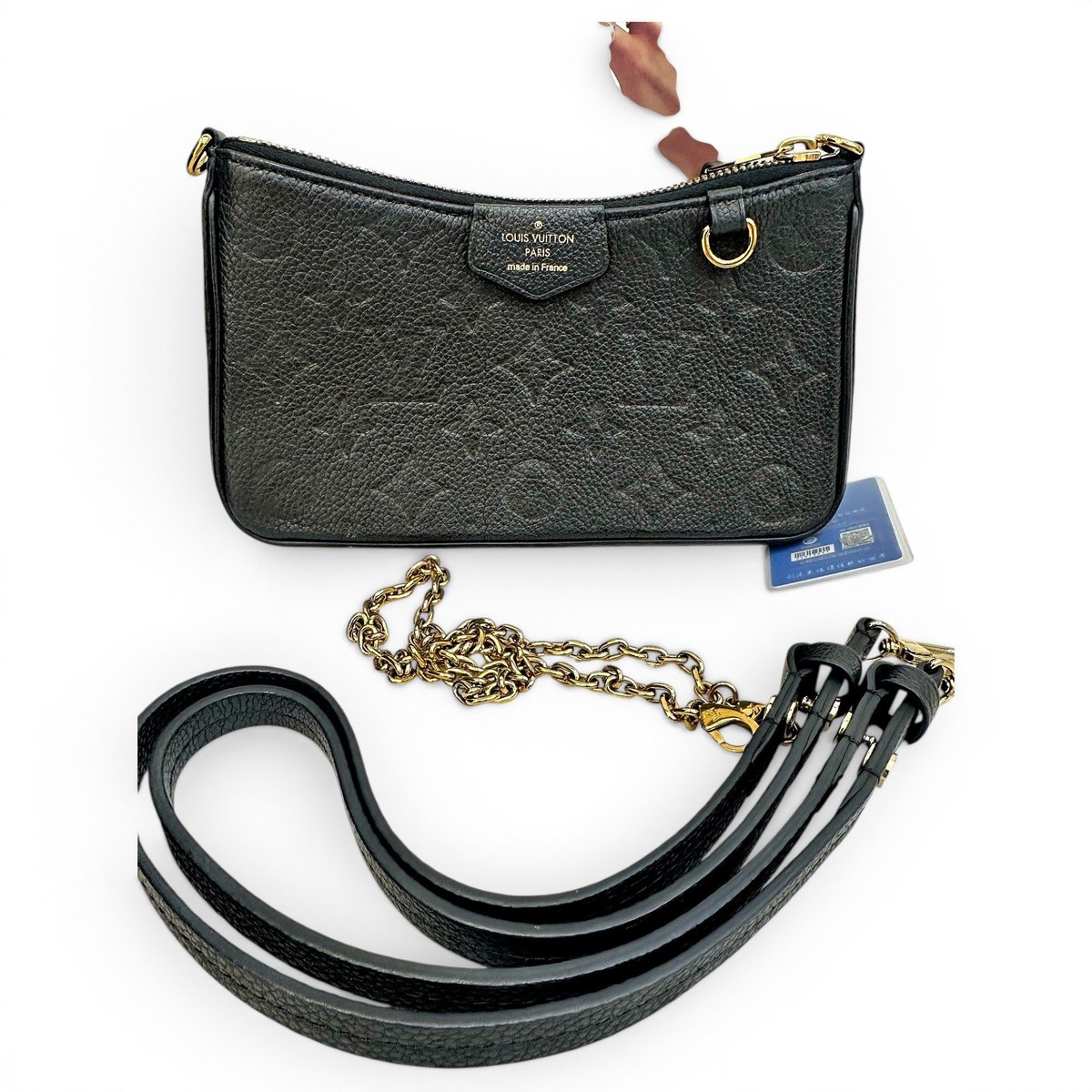 Easy Pouch On Strap leather handbag