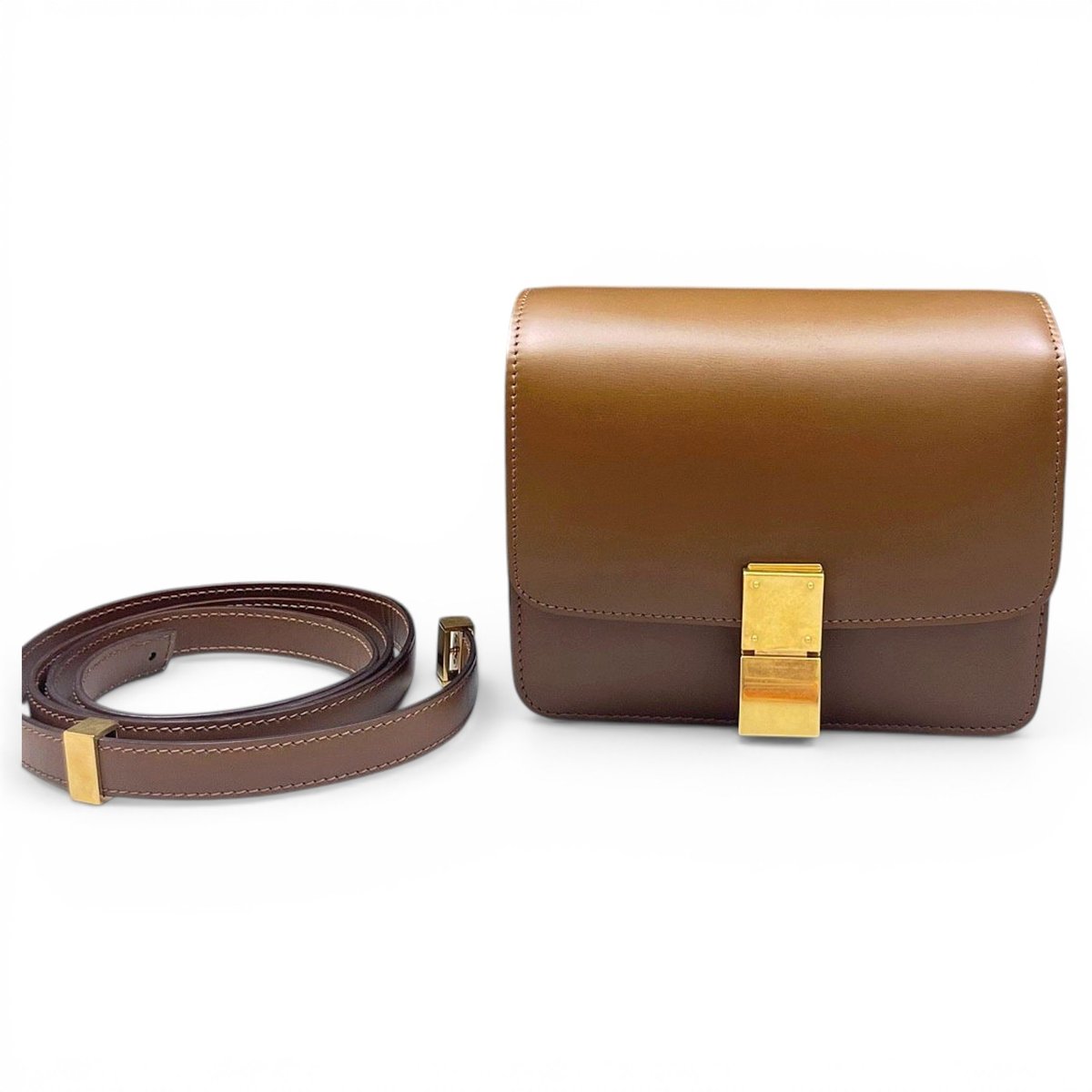 Classic leather handbag